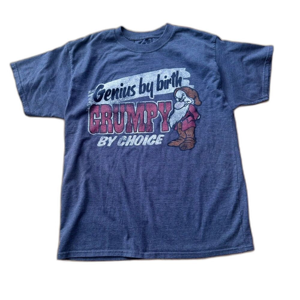 Disney Grumpy Genius by Birth Shirt Size Medium Disneyland Walt Disney World Tee